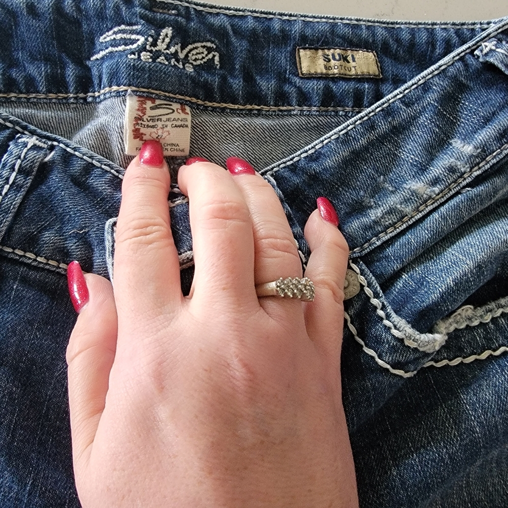 Silver bootcut suki 27/34